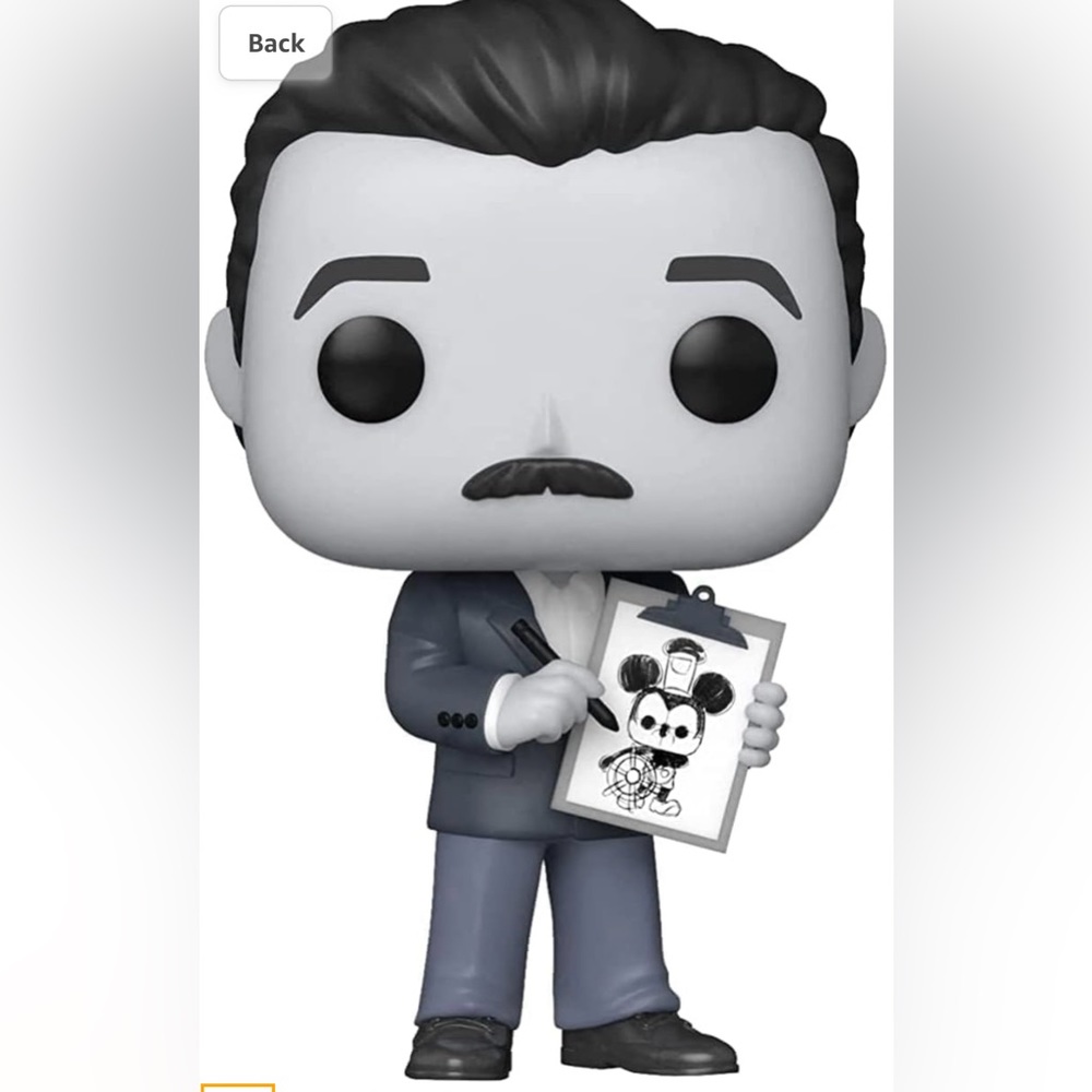 Funko Pop Disney 100 -Walt Disney with  Drawing 74